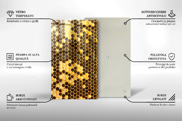 Induction hob protector Honeycomb
