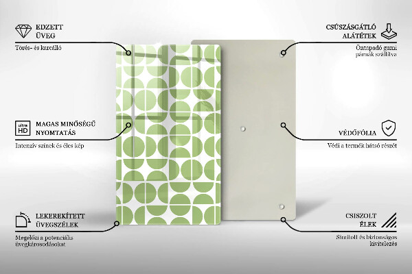 Induction hob protector Boho shapes