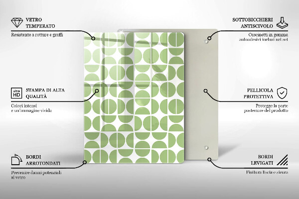 Induction hob protector Boho shapes