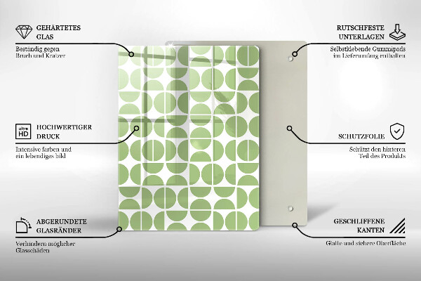 Induction hob protector Boho shapes