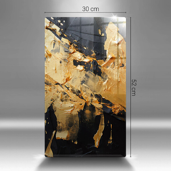 Induction hob protector Elegant paint texture