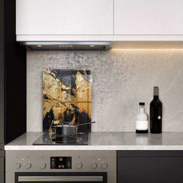 Induction hob protector Elegant paint texture