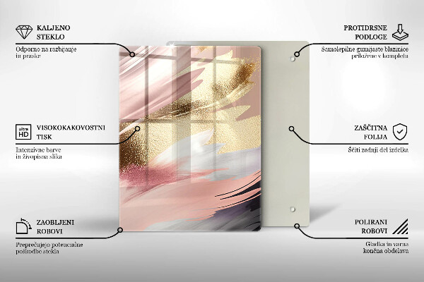 Induction hob protector Pastel spots