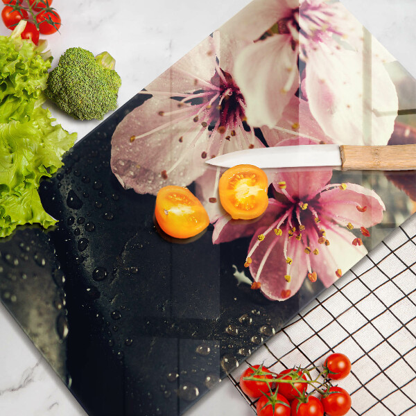 Induction hob protector Flowers stones zen