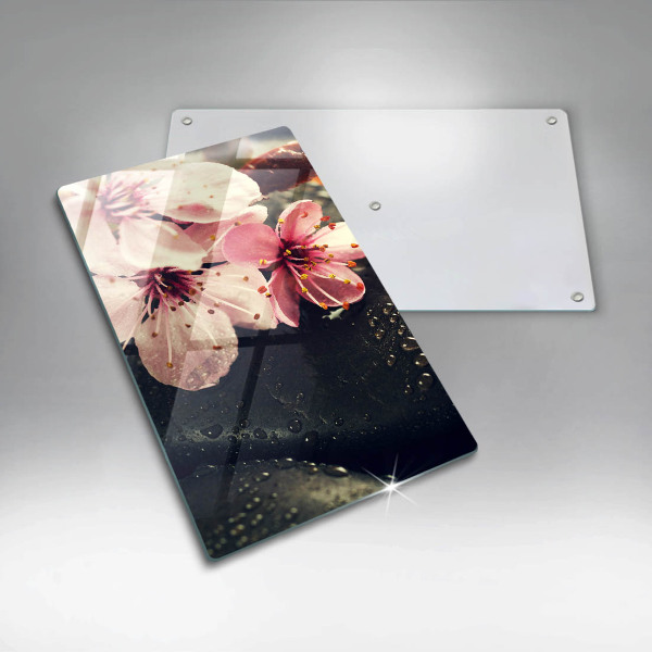 Induction hob protector Flowers stones zen
