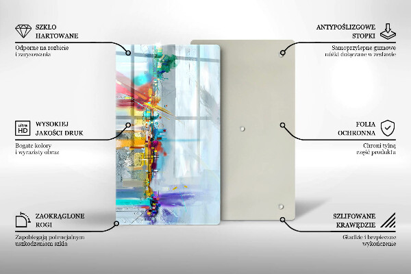 Worktop cover Painted abstraction