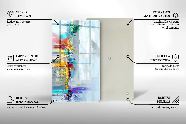 Worktop cover Painted abstraction