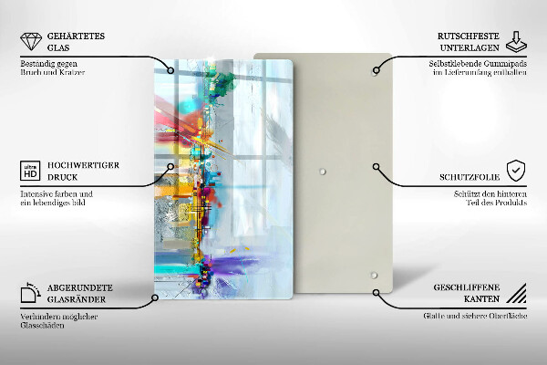 Worktop cover Painted abstraction