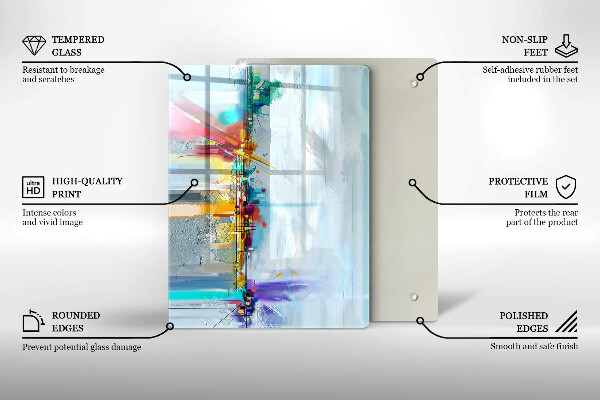 Worktop cover Painted abstraction