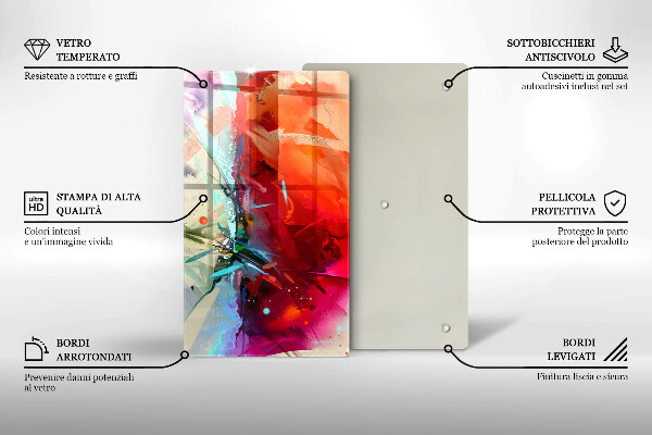 Worktop cover Painted abstraction