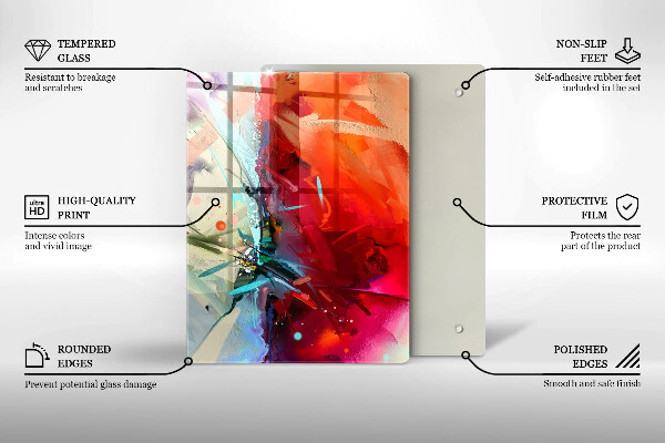 Worktop cover Painted abstraction