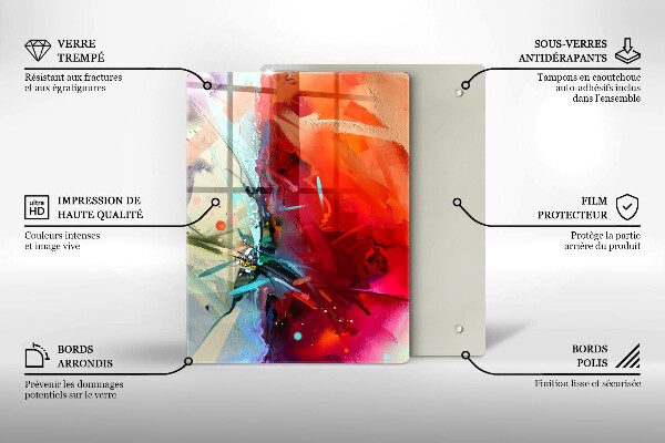 Worktop cover Painted abstraction