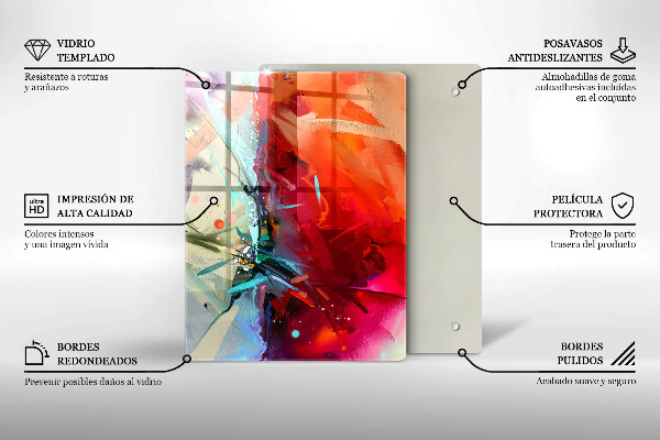 Worktop cover Painted abstraction