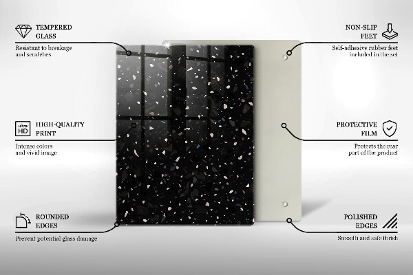 Worktop cover Dark stone