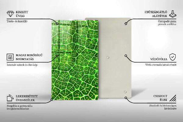 Worktop cover Leaf structure