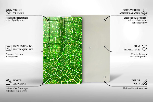 Worktop cover Leaf structure