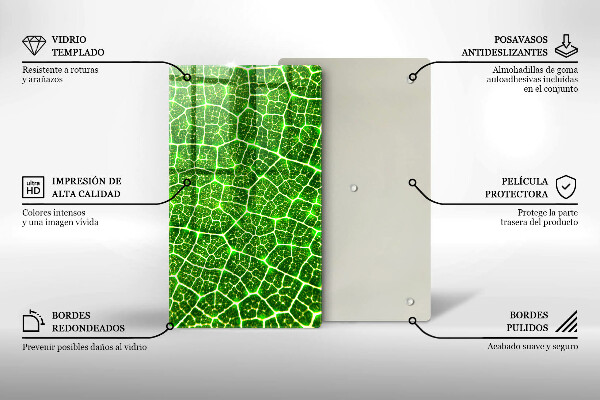 Worktop cover Leaf structure