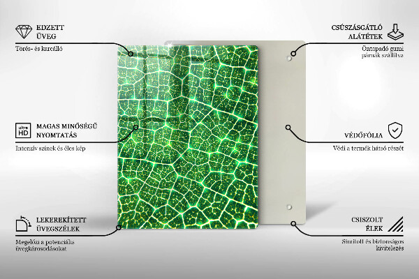 Worktop cover Leaf structure