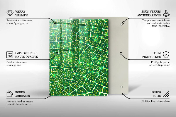 Worktop cover Leaf structure