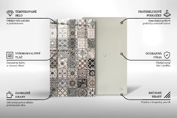 Induction hob protector Decorative tiles
