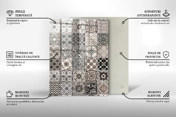 Induction hob protector Decorative tiles