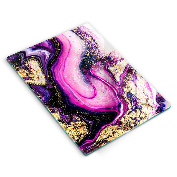 Worktop cover Abstraction design gold