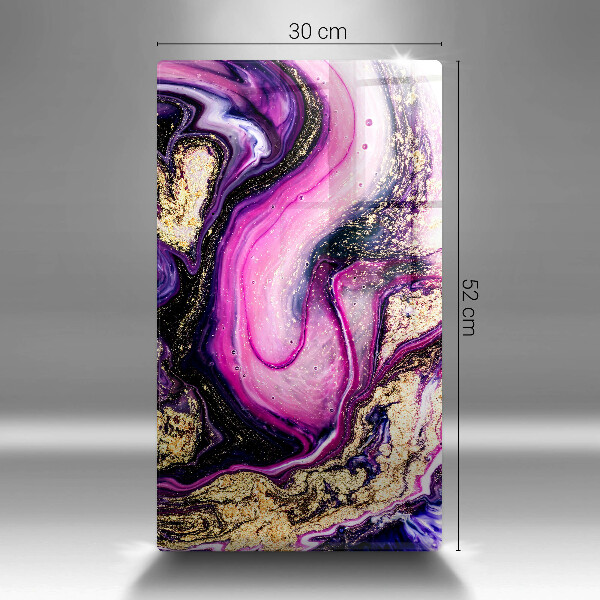 Worktop cover Abstraction design gold