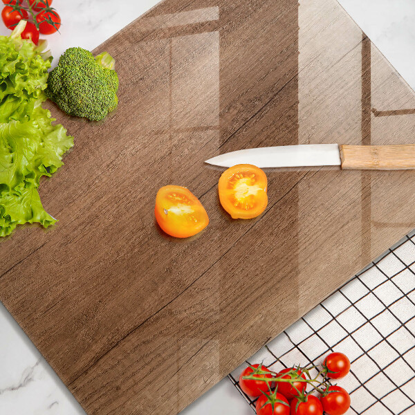 Induction hob protector Wood texture