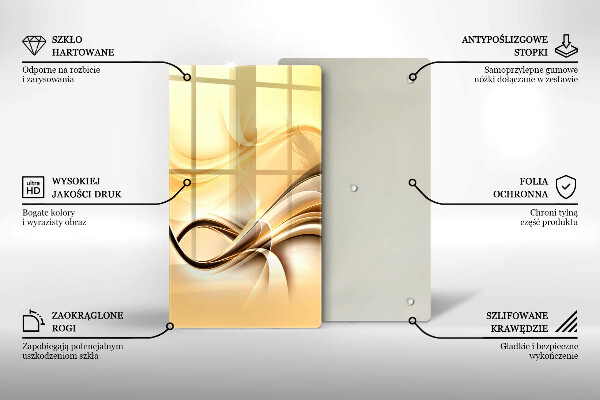 Induction hob protector Abstraction of smoke