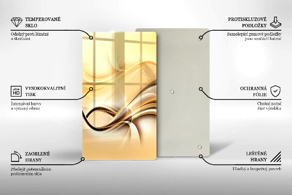 Induction hob protector Abstraction of smoke