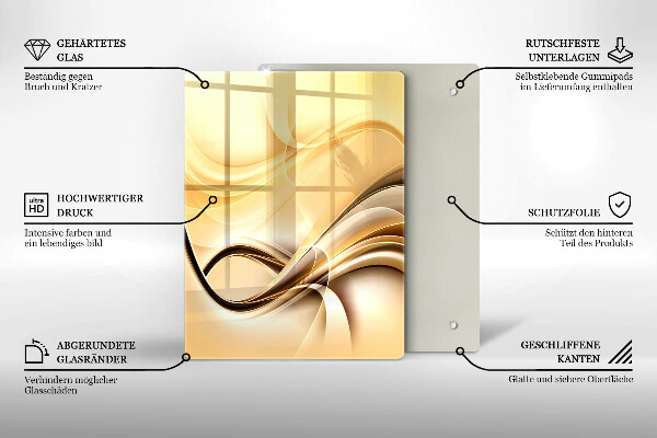 Induction hob protector Abstraction of smoke