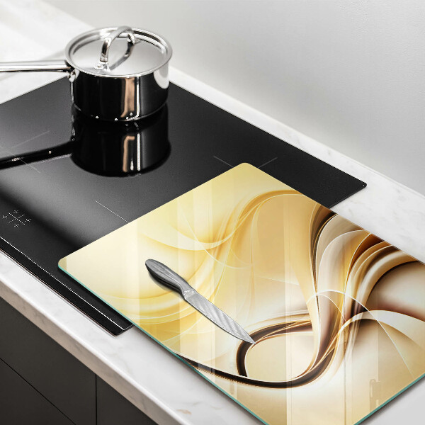 Induction hob protector Abstraction of smoke