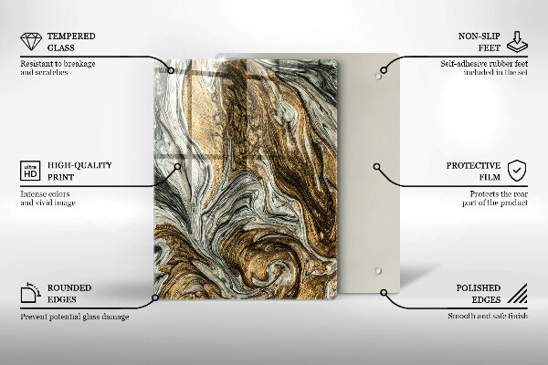 Induction hob protector Rich abstraction