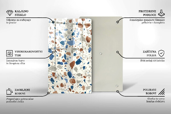 Induction hob protector Decorative stone stone