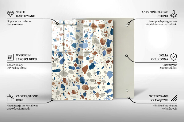 Induction hob protector Decorative stone stone