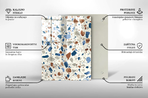 Induction hob protector Decorative stone stone