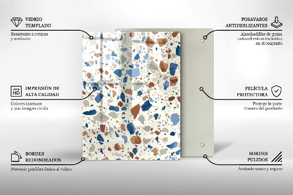 Induction hob protector Decorative stone stone