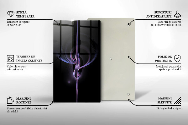 Induction hob protector Modern abstraction