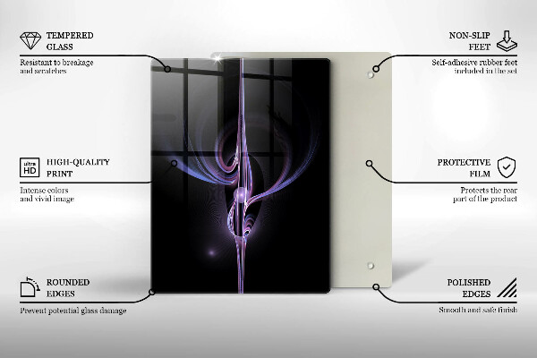 Induction hob protector Modern abstraction