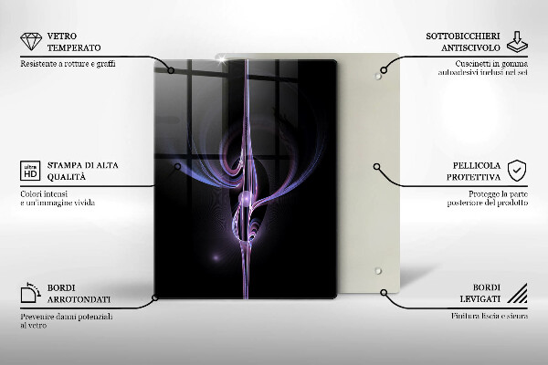 Induction hob protector Modern abstraction