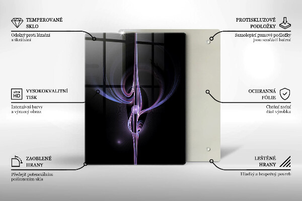 Induction hob protector Modern abstraction