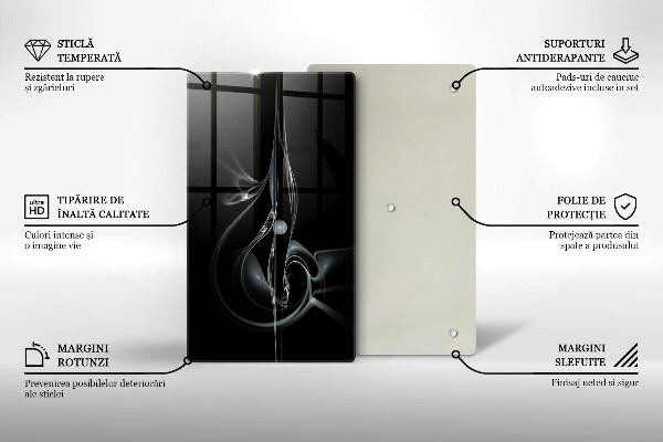 Induction hob protector Modern abstraction