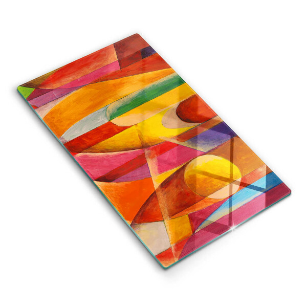 Induction hob protector Colorful abstraction