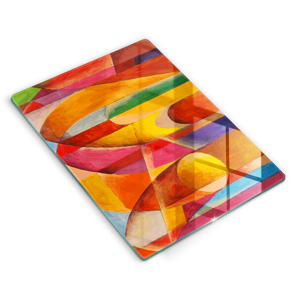 Induction hob protector Colorful abstraction