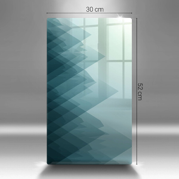 Induction hob protector Abstract mountains