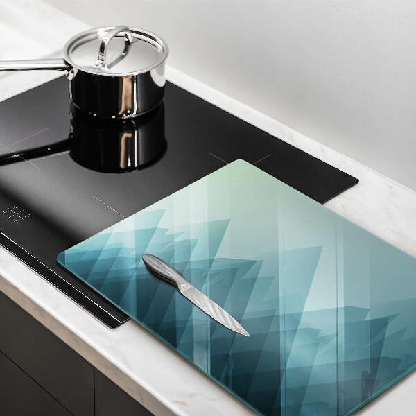 Induction hob protector Abstract mountains