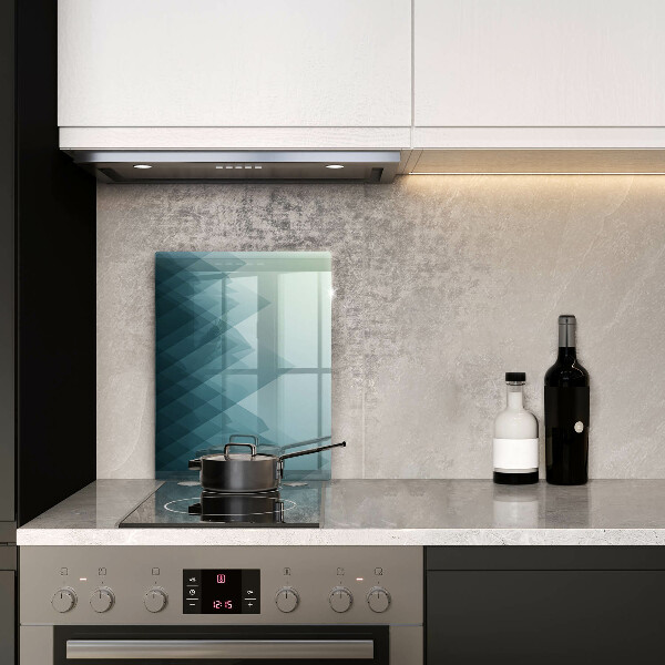 Induction hob protector Abstract mountains