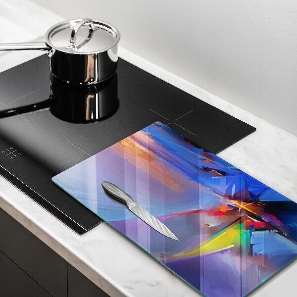 Induction hob protector Painted abstraction