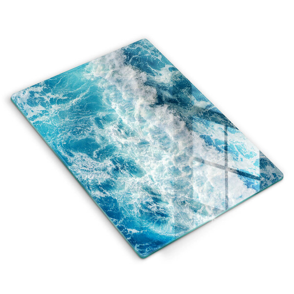 Induction hob protector Water sea waves