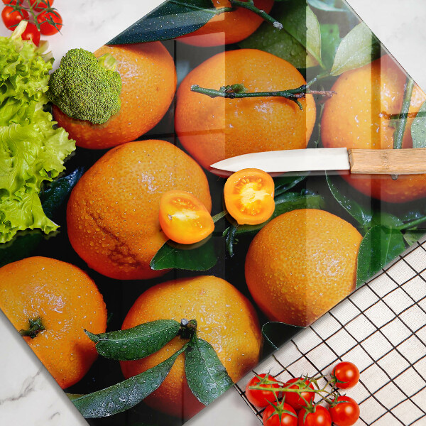 Induction hob protector Fruit oranges